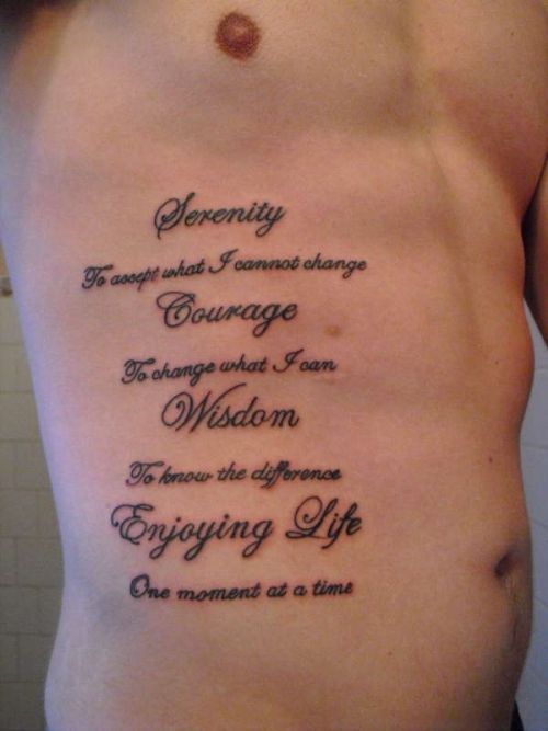 Inspiring Tattoos on the Ribs