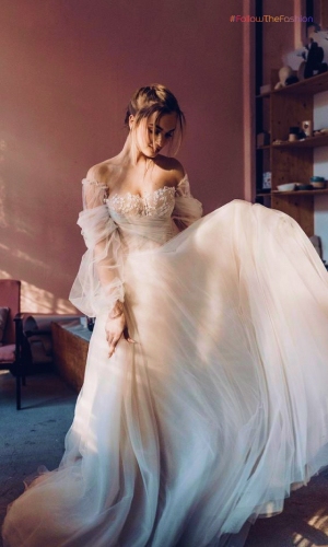 A-Line Tulle Wedding Dress 2