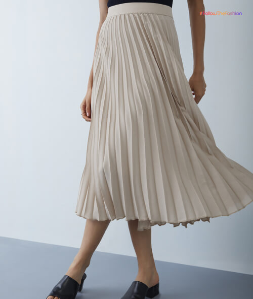 Accordion Pleated Skirt