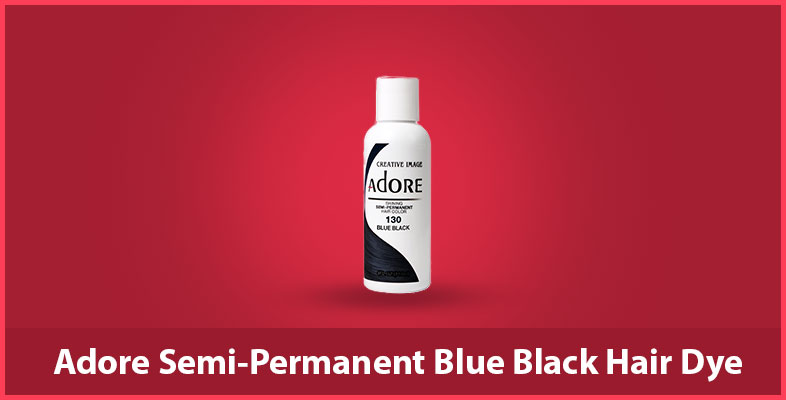 Adore Semi-Permanent Blue Black Hair Dye