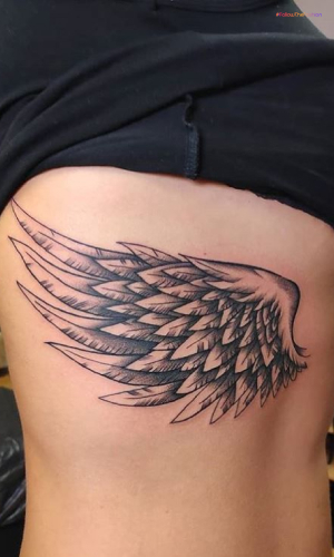 Angel Wings On The Ribs