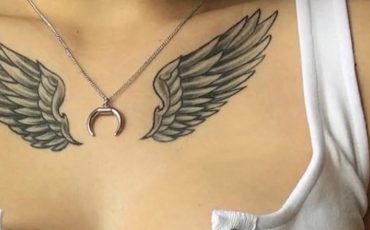 angel wings tattoo