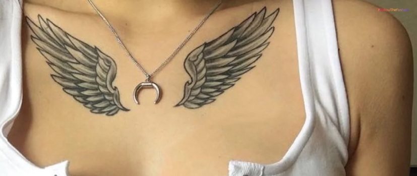 angel wings tattoo