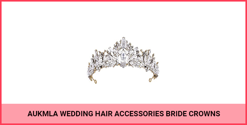 Aukmla Wedding Hair Accessories Bride Crowns