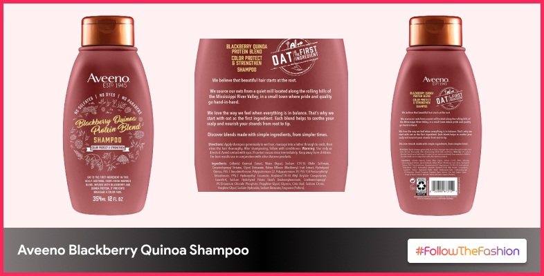 Aveeno Blackberry Quinoa Shampoo