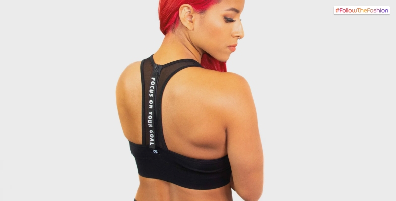 Back Zipper Sports Bras