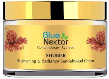 Blue Nectar Ayurvedic Brightening and Lightening Face Cream for Skin Glow:-image