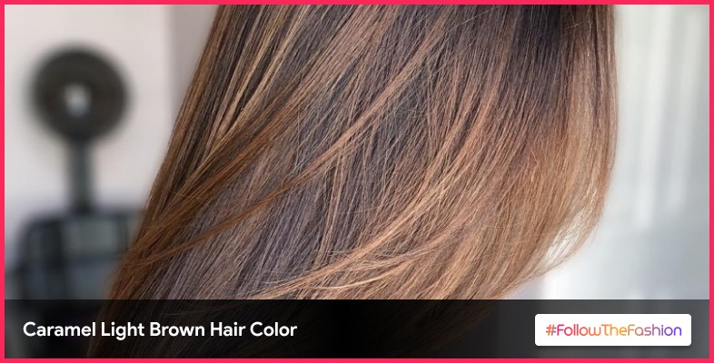 Caramel Light Brown Hair Color