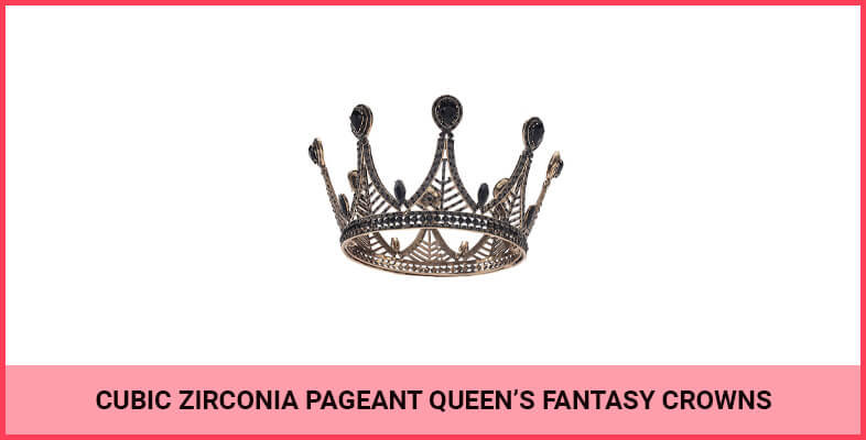 Cubic Zirconia Pageant Queen’s Fantasy Crowns