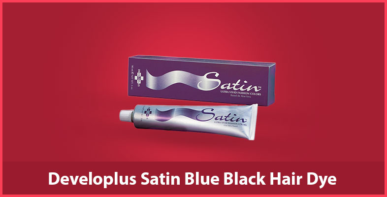 Developlus Satin Blue Black Hair Dye