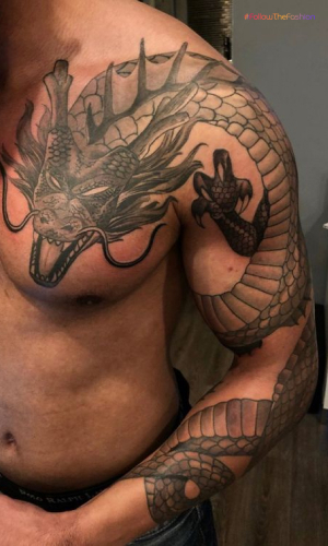 Dragon Shoulder Tattoo