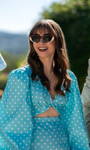 Emily In Polka Dot Dress