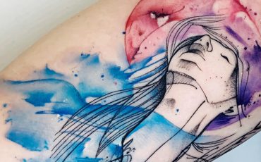 watercolor tattoo