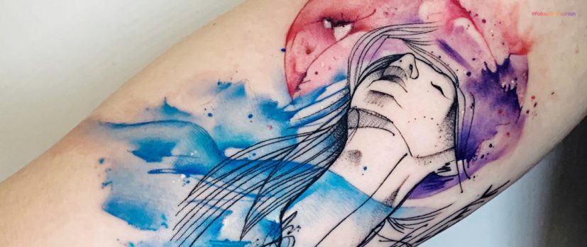 watercolor tattoo