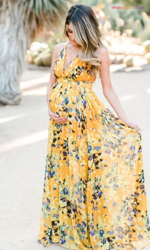 Floral Baby Shower Dresses For Mom