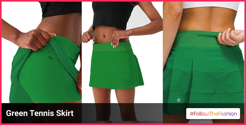 Green Tennis Skirt