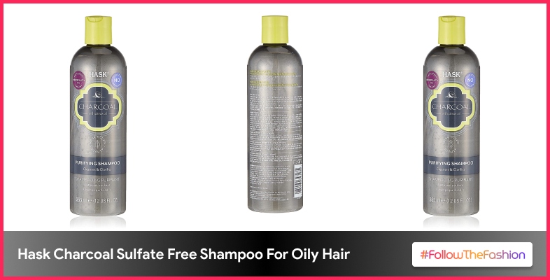 Hask Charcoal Sulfate Free Shampoo For Oily Hair