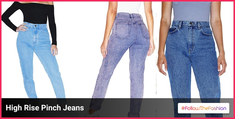 High Rise Pinch Jeans