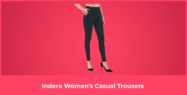 Indero Women's Casual Trousers