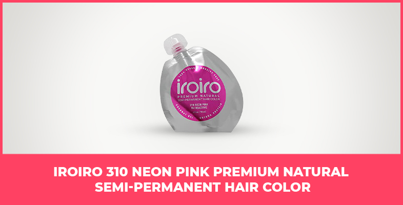 IROIRO Premium Natural Semi-Permanent Pink Hair Color