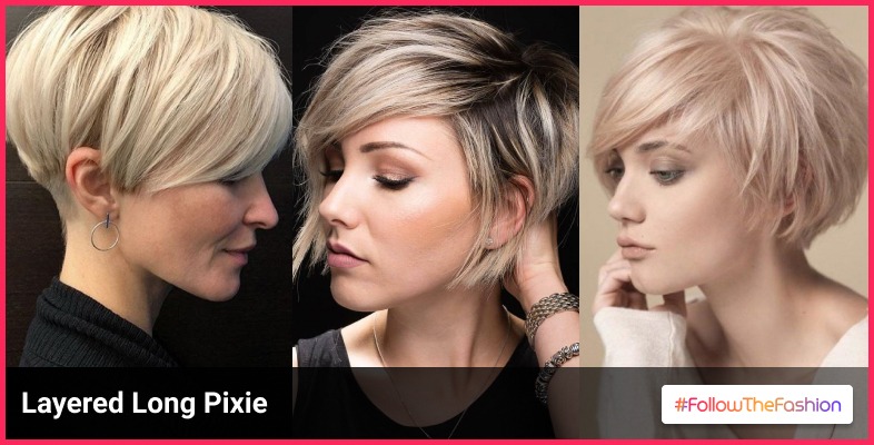 Layered Long Pixie