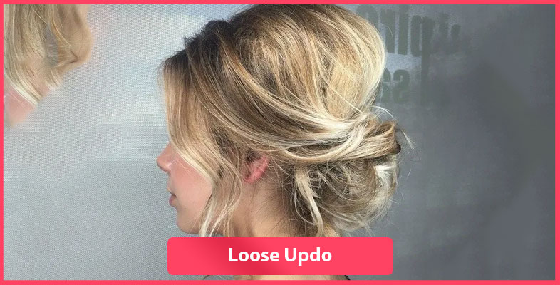 Loose updo