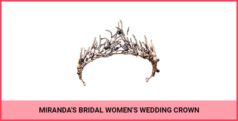 Miranda's Bridal Women's Wedding Crown