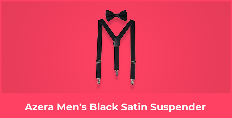 Navisima Adjustable Elastic Y Back Style Suspenders