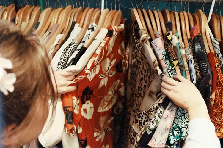 Shop at Thrift Stores for eco-friendly clothing 