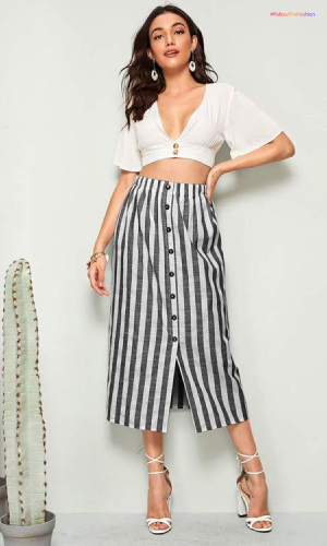 Pick Clothes With Vertical Stripes Or Pinstripes