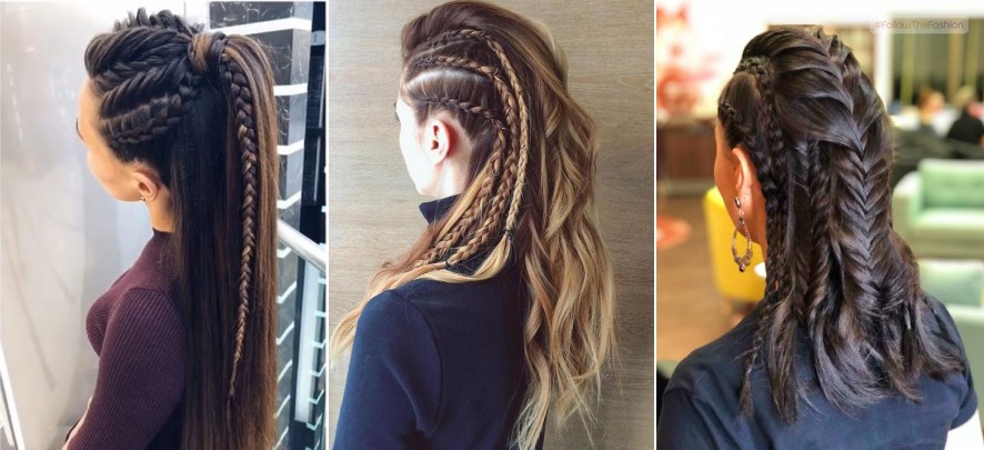 Ponytail With Small Braids