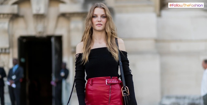 Red Leather Skirts