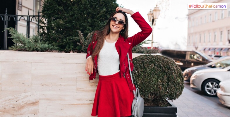 Red Mini Skirt