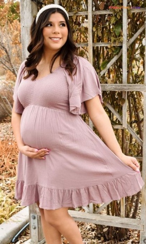 Ruffled Maternity Dresses