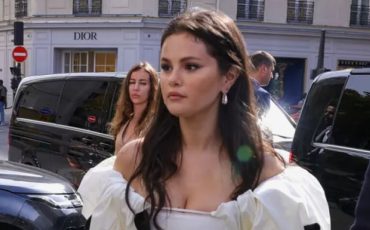 Selena Gomez's Polka-Dot Minidress Had the Most Dramatic Sleeves