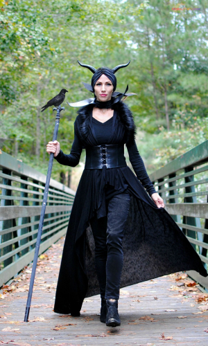 Sheer Maleficent Halloween Costume