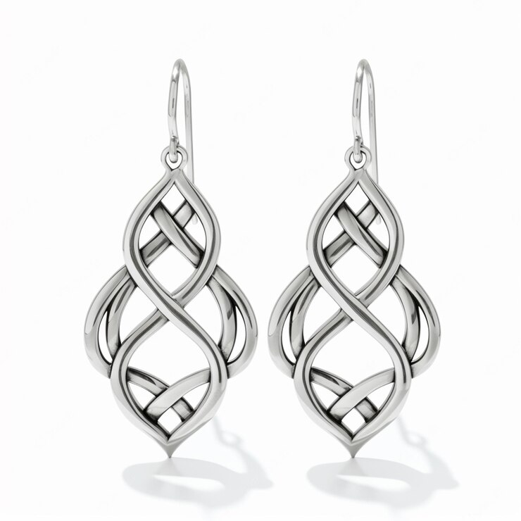 Silver Celtic Earrings