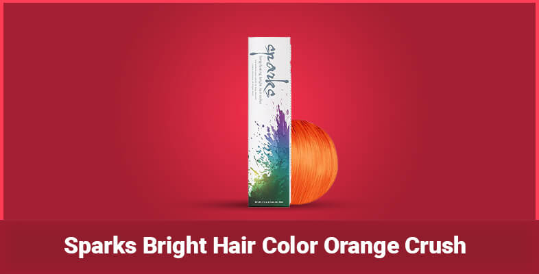 Sparks Bright Hair Color Orange Crush