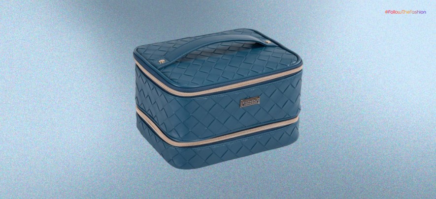 Stephanie Johnson Belize Blue Stellar Martha Large Cosmetics Case