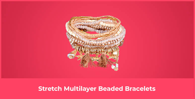 Stretch Multilayer Beaded Bracelets