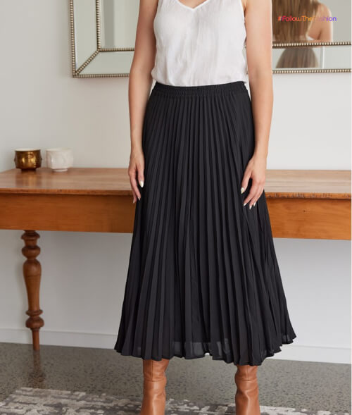 Sunray Pleated Skirt