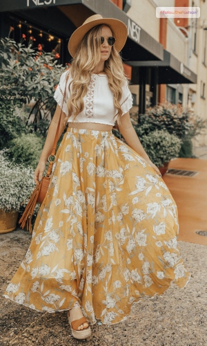 The Floral Maxi Skirt 2