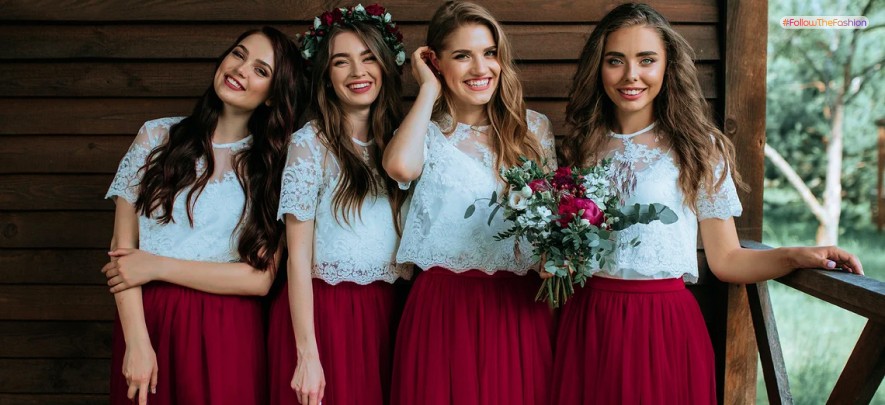 Two-Toned Long Dresses