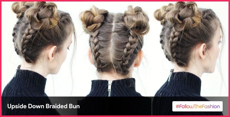 Upside Down Braided Bun