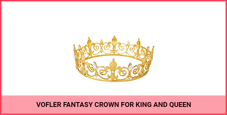 Vofler Fantasy Crown For King And Queen