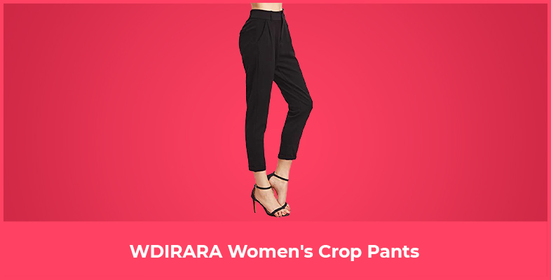 WDIRARA Women's Crop Pants