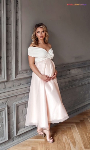 White Maternity Dresses 