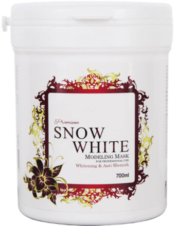 Snow White Whitening Milky Pack 200g for Face and Body:-image